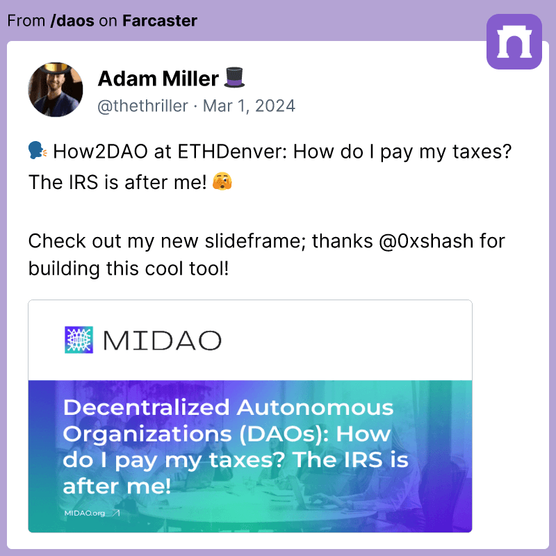 how to dao by @thethriller