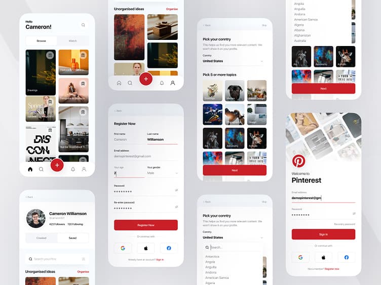 Pinterest Concepts