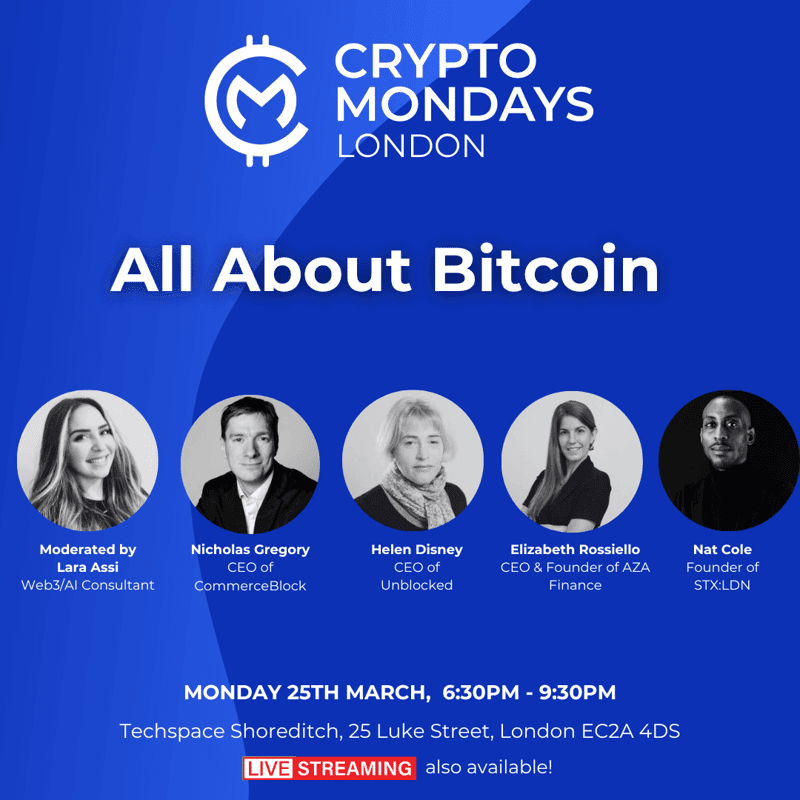 CryptoMondays London: All About Bitcoin