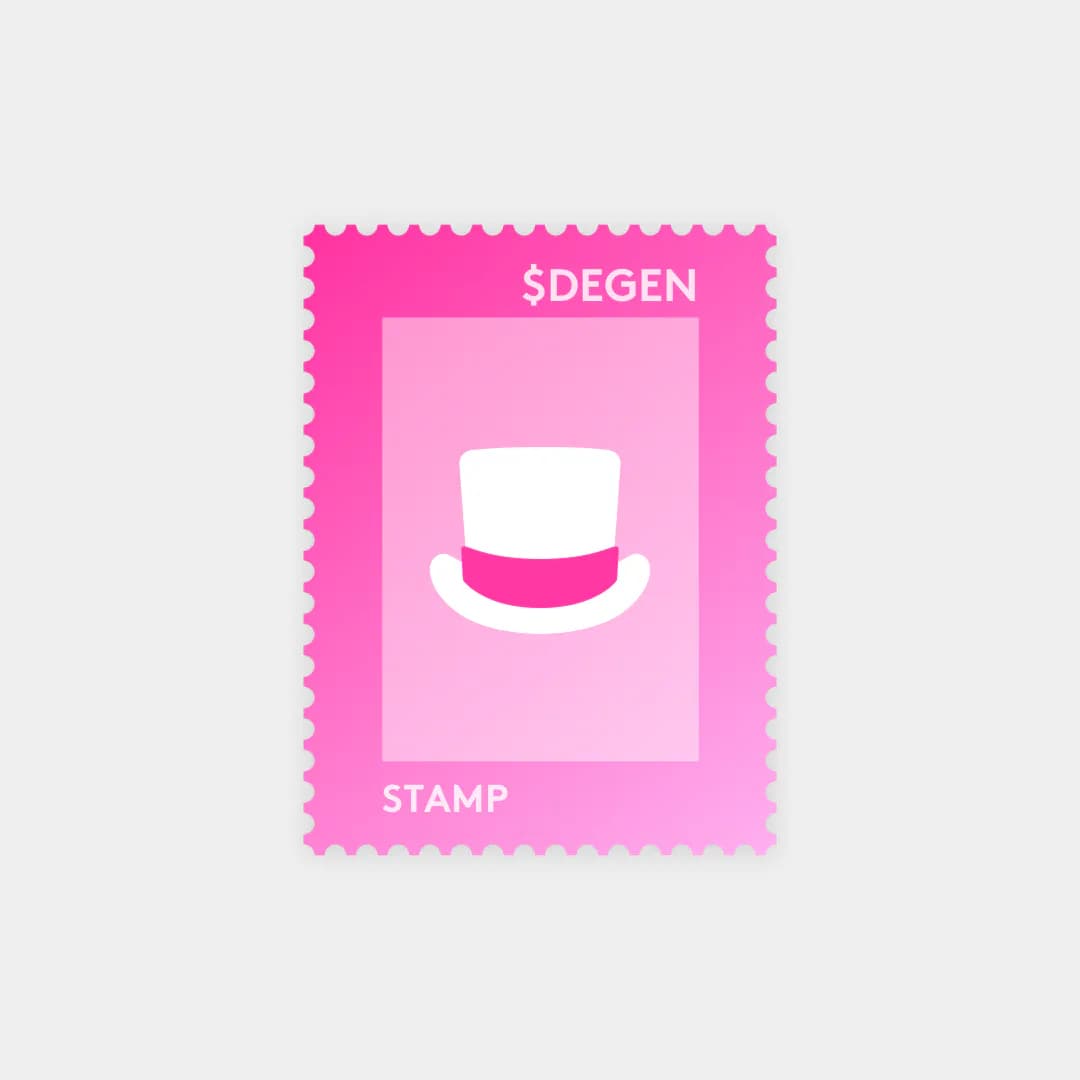 $DEGEN STAMP PINK