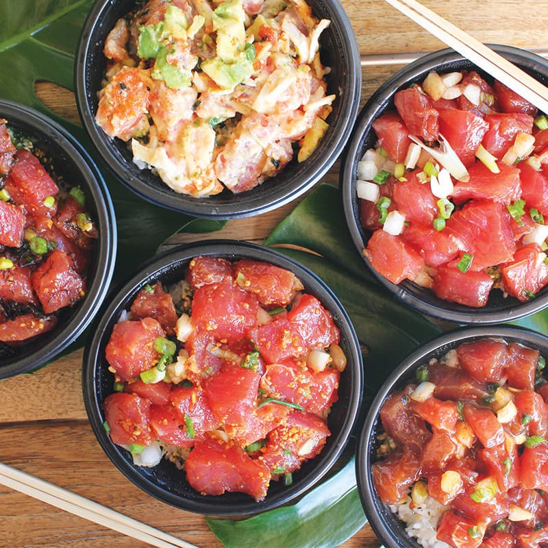 Hawaiian Poke Bowls