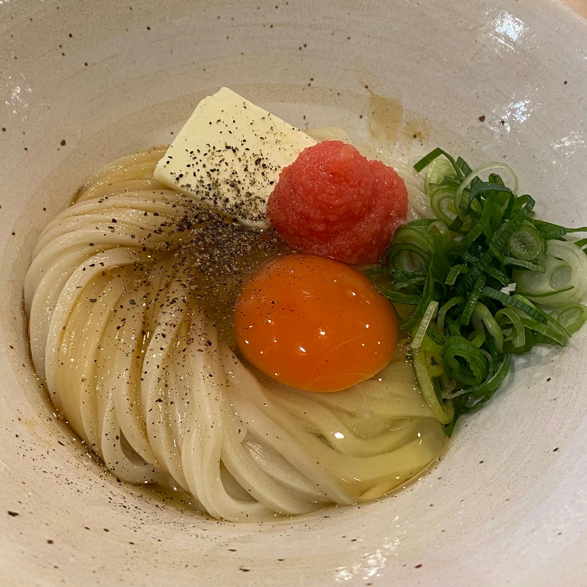 Mentaiko butter udon