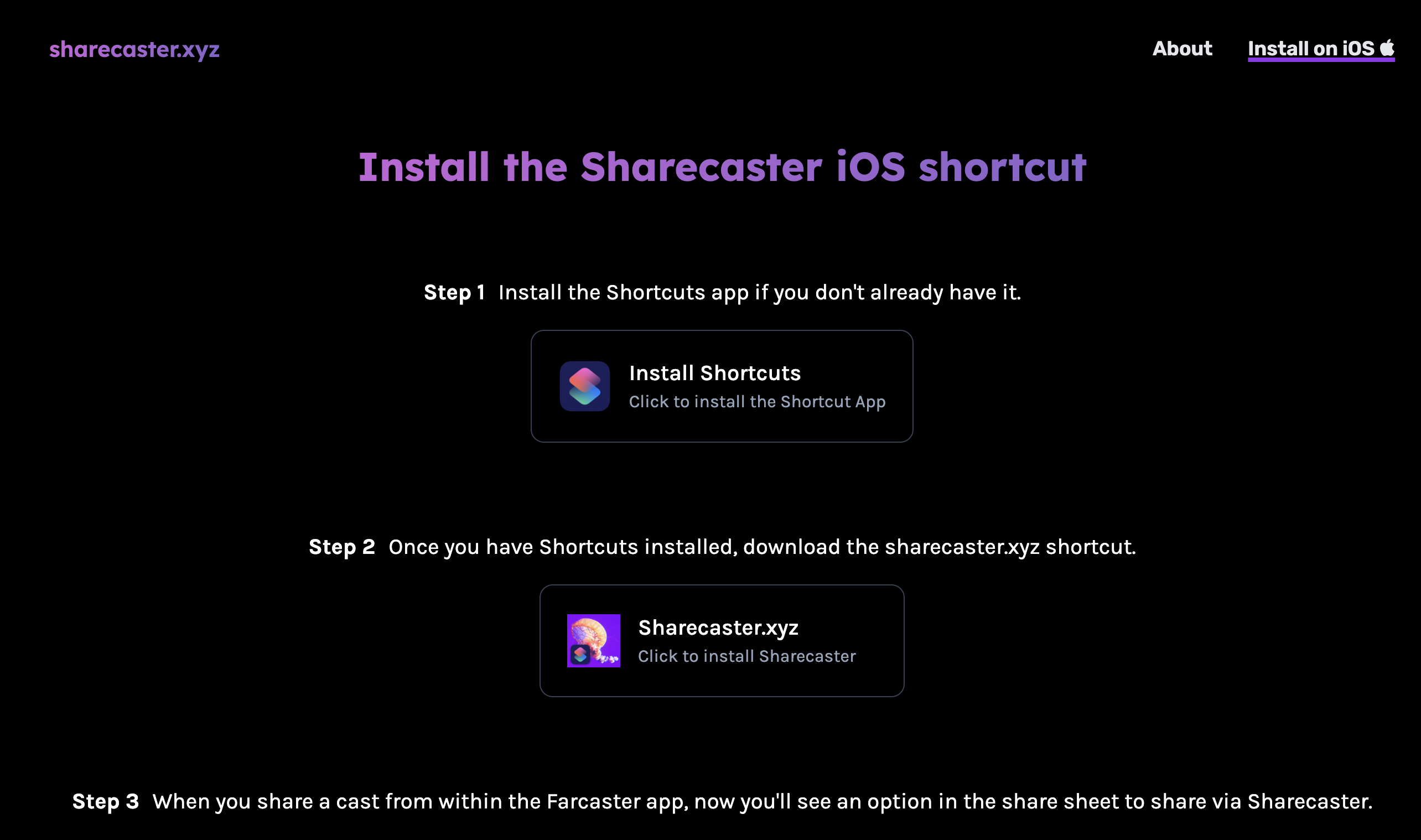 Sharecaster